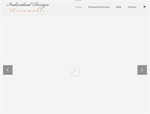 Tablet Screenshot of individualdesign-ideas.co.uk